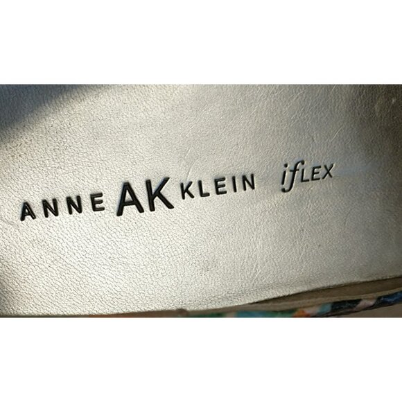 AK Anne Klein iflex Flats Stefana Women's Bamboo Print Jute Edge Slip On - 9M - Picture 6 of 8